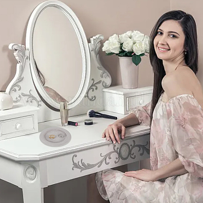 Подносы дисплея ювелирных изделий бархата AJEW-WH0326-82B-1