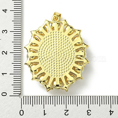 Кулоны из экологически чистой латуни KK-A204-02C-02G-1