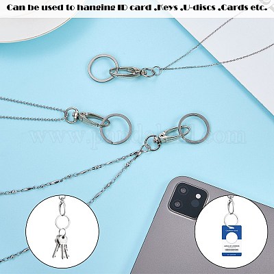 304 нержавеющая сталь шариковые цепи шейный ремешок шнур HJEW-SW00133-1