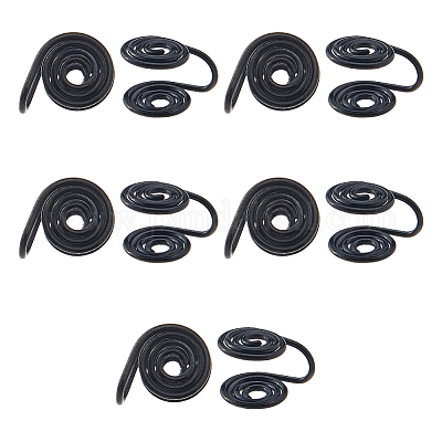 10 шт. серьги-манжеты из нержавеющей стали со спиральной накладкой&nbsp;EJEW-HS0001-03EB-1