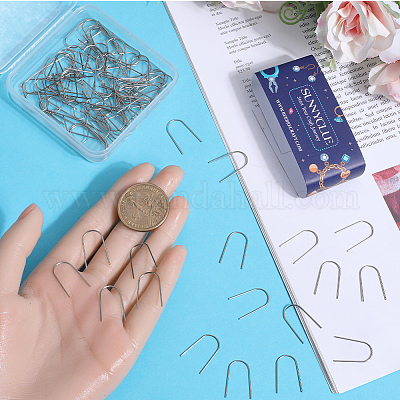 100 шт. крючки для сережек из хирургической нержавеющей стали 316 STAS-SC0006-30-1