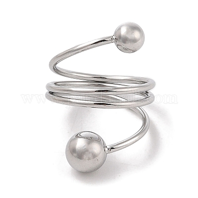 Кольца-манжеты спиральные из нержавеющей стали 304 RJEW-G315-08B-P-1