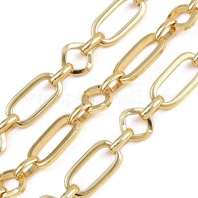 Латунные овальные звенья цепи CHC-L054-12G-1