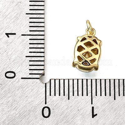 Латунь стекло амулеты KK-V011-33G-1