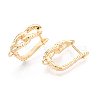 Латунная фурнитура для хооп серег KK-N267-25G-1