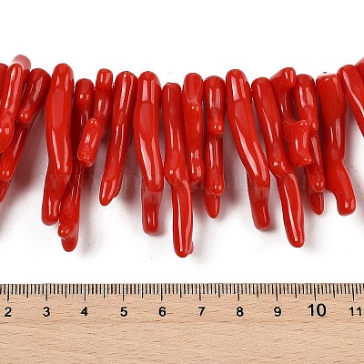 Нити бусин из непрозрачного акрила X-SACR-P033-01A-06-1