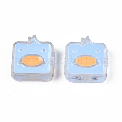 Прозрачные акриловые бусины ACRC-S039-09-1