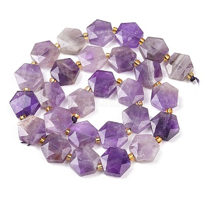 Природный аметист нитей бисера G-G144-A07-01-1