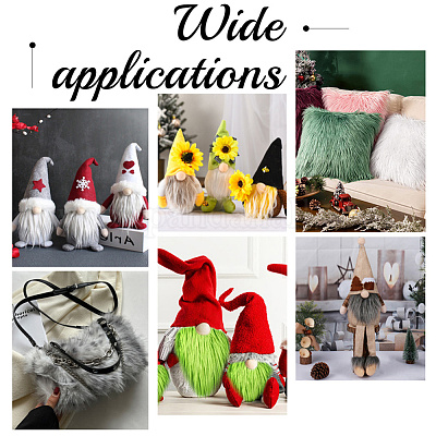 2 шт. искусственный мех квадратной ткани DIY-GF0011-26A-1