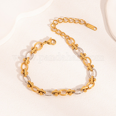 Комплект из цепочек и браслетов из нержавеющей стали 304 для женщин IX7784-1-1