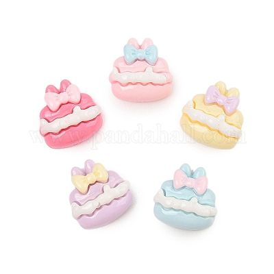 Непрозрачные кабошоны из смолы CRES-M037-08A-1