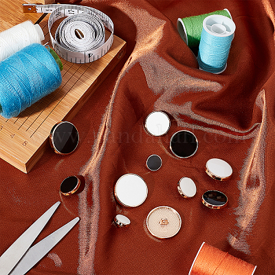 40 шт. 10 стильных пуговицы из сплава с тремя отверстиями на ножке DIY-GA0003-56-1