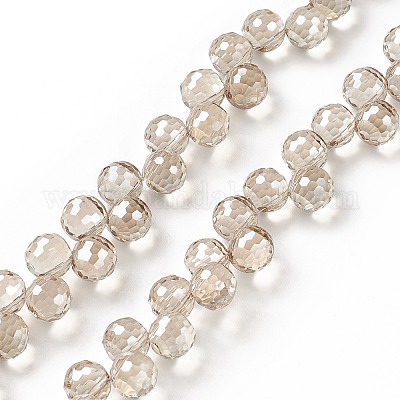 Прозрачные стеклянные бусины GLAA-G096-01E-1