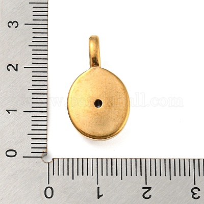 Подвески из позолоченной нержавеющей стали 304 со стразами&nbsp;LS-STAS-Q253-01G-04-1