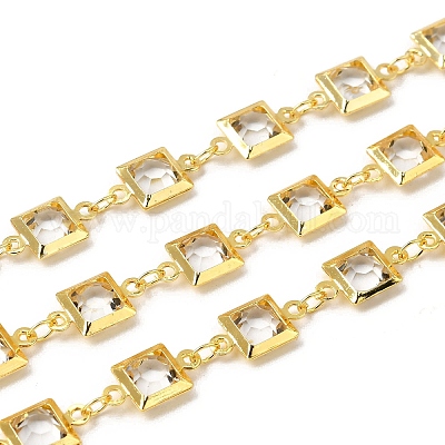 Латунные цепочки с квадратными звеньями CHC-H114-02G-02-1