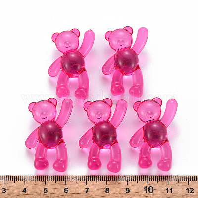 Прозрачные акриловые бусины&nbsp;MACR-S373-01B-906-1