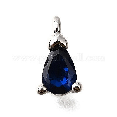 Латунные микро проложить кубического циркония подвески KK-D356-08G-P-1