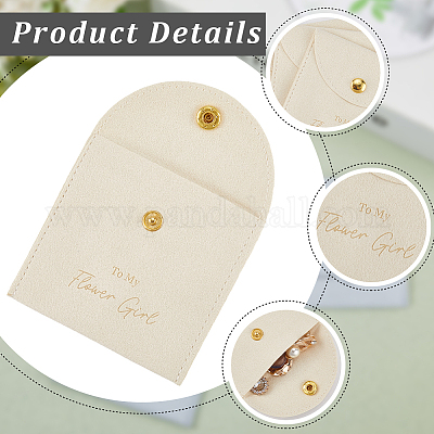 10шт бархатный мешочек с кнопкой ABAG-SP0001-42G-1