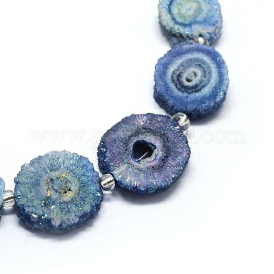 Натуральные друзы кварц хрустальные бусы пряди G-F582-A08-1