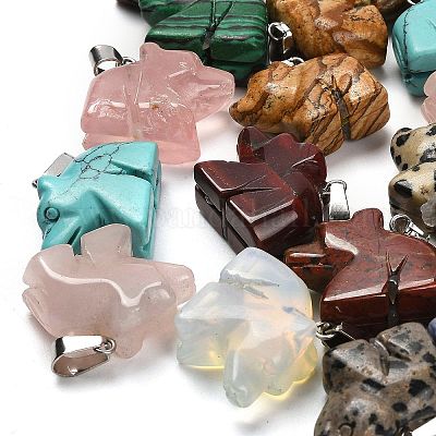 Природные и синтетические смешанные подвески драгоценных камней G-B127-02P-1