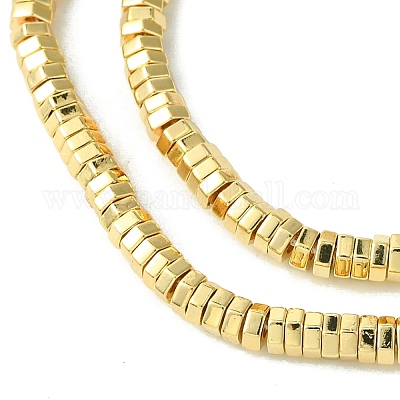 Гальванические нити из синтетических немагнитных гематитовых бусин G-I360-S01-02-1