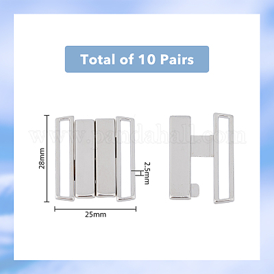 10 пара литой застежки для бикини FIND-FH0007-14-1