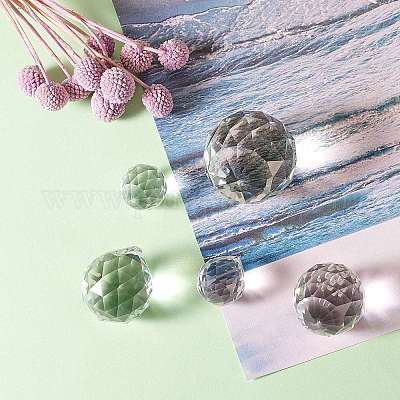 Стеклянные подвески каплевидный прозрачный k9 DJEW-SZ0001-02P-1