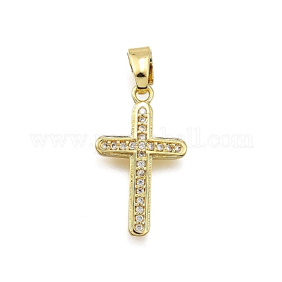 Латунные микро проложить кубического циркония подвески KK-Z100-30G-1