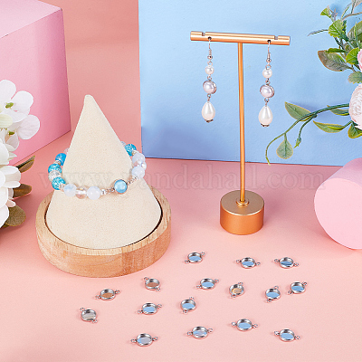 50 шт. оправы для кабошонов из нержавеющей стали 304 STAS-CN0001-56B-1