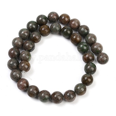 Гранат природный бисер нитей G-H093-B04-12mm-1