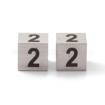 Европейские бусины из нержавеющей стали 303 STAS-G286-P02-1