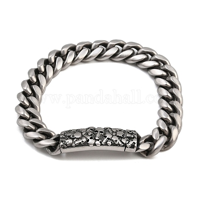 Браслеты из хирургической нержавеющей стали 316 BJEW-C125-16-1