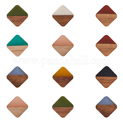 Кабошоны из смолы и дерева RESI-CJ0001-25-1