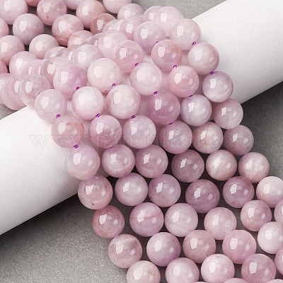 Природные кунцит бисер нитей G-H313-01B-8mm-1