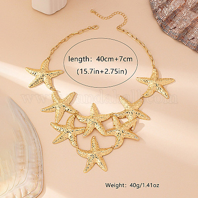 Ожерелья из сплава с изображением морской звезды FS-WG187D0-01-1