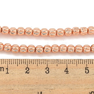 Гальванические нити из синтетических немагнитных гематитовых бусин G-C136-D01-02-1