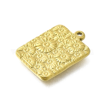 Подвеска из нержавеющей стали 304 со стразами STAS-D192-05G-1