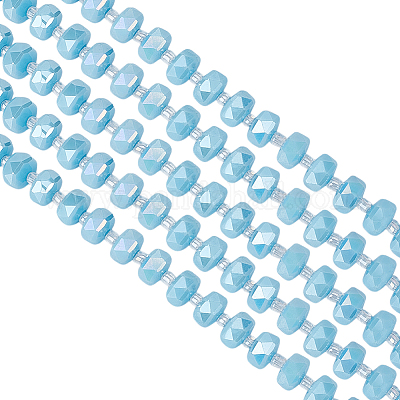 2 нить гальваника стеклянные бусины нити GLAA-PH0004-26B-1