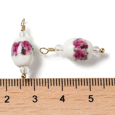 Фарфора ручной работы подвески&nbsp;X1-KK-P242-19G-01-1