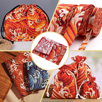 Хлопчатобумажная ткань в японском стиле DIY-WH0589-004B-04-1