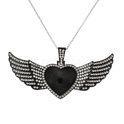 Сеттинги для кулона(кабошонов) X-PALLOY-S107-001EB-RS-1