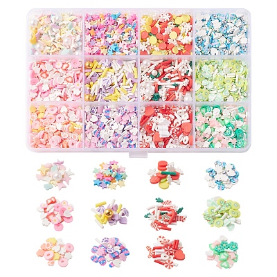 Кабошоны из полимерной глины ручной работы CLAY-FS0001-32-1