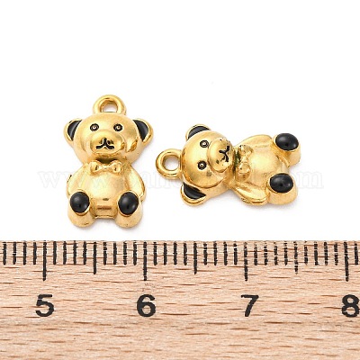 Подвески из нержавеющей стали 304 с эмалью STAS-B085-35G-01-1