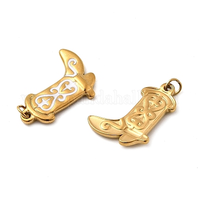 Подвески из нержавеющей стали 304 с эмалью STAS-B097-26G-05-1