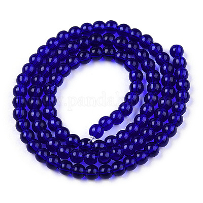 Прозрачные стеклянные бусины X-GLAA-T032-T4mm-15-1