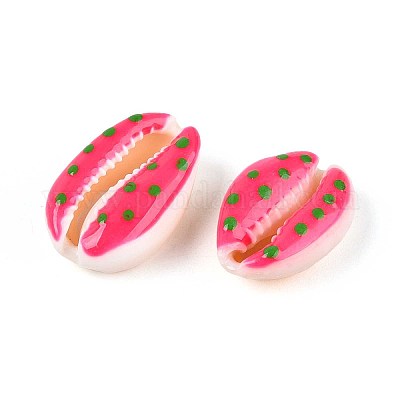 Бусины из натуральных раковин каури SSHEL-N034-35-06-1