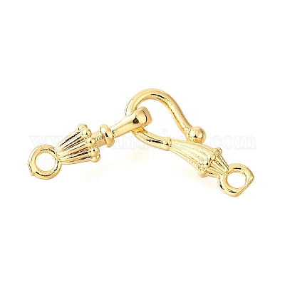 Латуни крюка и S-крючок застежки KK-D356-21G-1