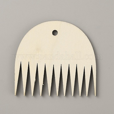 Деревянные гобеленовые плетеные гребни WOOD-WH0030-30-1