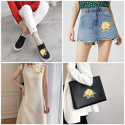 Водорастворимые многослойные аппликации в форме пиона&nbsp;LS-PATC-WH0011-02-1