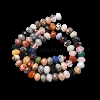 Природных драгоценных камней смешанного бисер нитей G-A280-B01-01-1